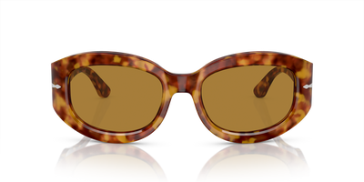 Persol PO3335S con Montatura Tartarugato Marrone e Lenti Marrone - Immagine 2