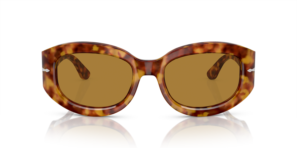 Persol PO3335S avec Monture Marron Écaille de tortue et Verres Brun - Image 2