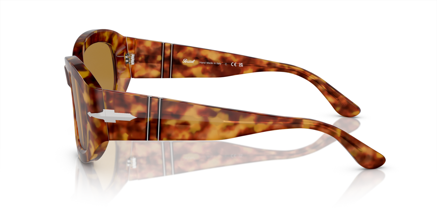 Persol PO3335S con Montatura Tartarugato Marrone e Lenti Marrone - Immagine 1
