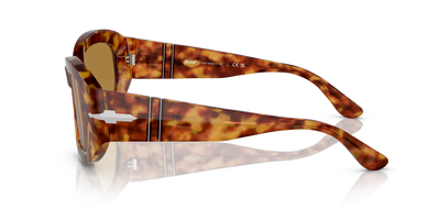 Persol PO3335S avec Monture Marron Écaille de tortue et Verres Brun - Image 4