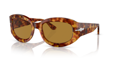 Persol PO3335S avec Monture Marron Écaille de tortue et Verres Brun - Image 1