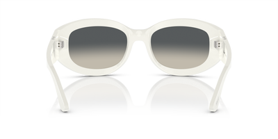 Persol PO3335S with Solid White Frame and Grey Lenses - Image 5