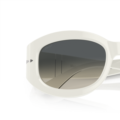 Persol PO3335S mit Solid White Gestell und Grau Gläsern – Variantenbild