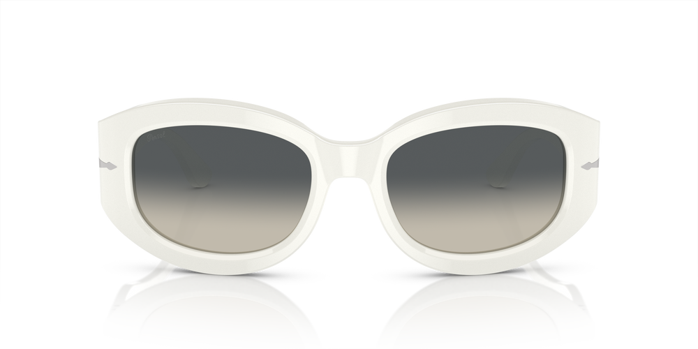 Persol PO3335S with Solid White Frame and Grey Lenses - Image 2