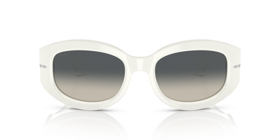 Persol PO3335S with Solid White Frame and Grey Lenses - Image 2