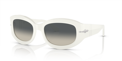 Persol PO3335S mit Solid White Gestell und Grau Gläsern - Bild 1