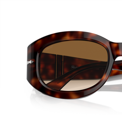 Persol PO3335S avec Monture Havana et Verres Brun – Image variante