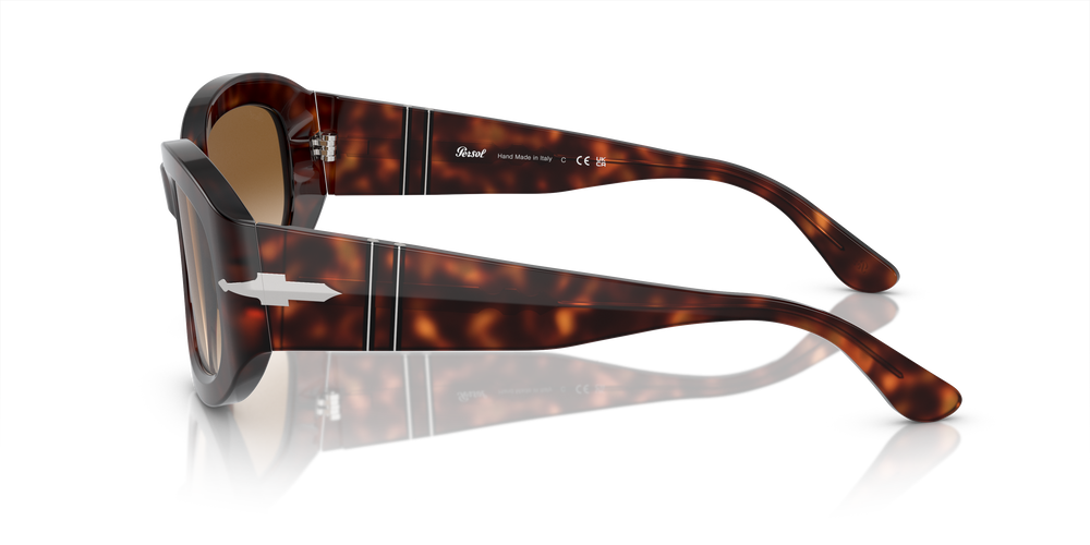 Persol PO3335S con Montura Habana y Lentes Marrón - Imagen 4