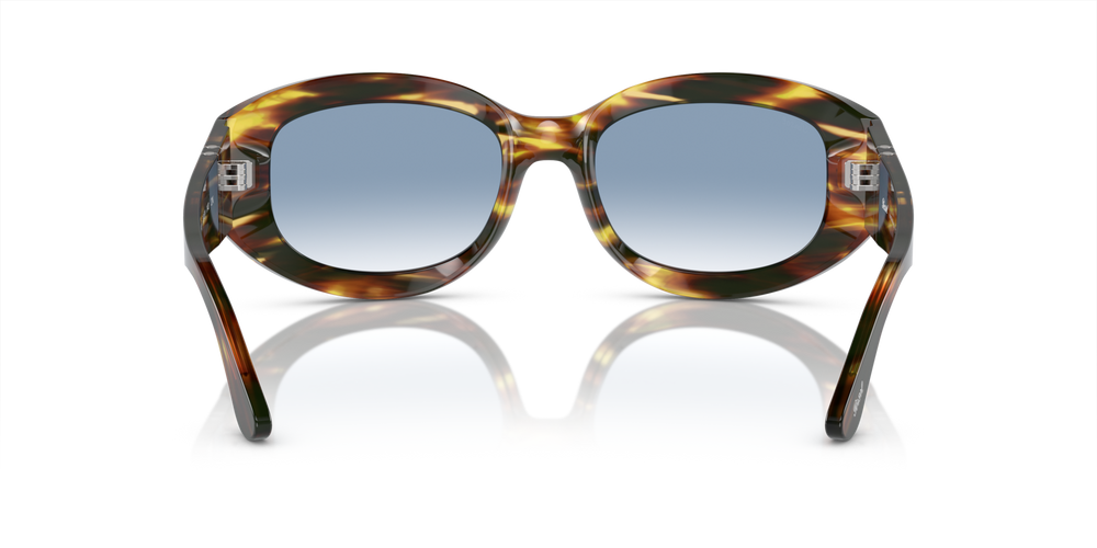 Persol PO3335S con Montura Marrón / Amarillo y tortuga y Lentes Azul - Imagen 5