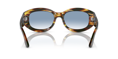 Persol PO3335S con Montura Marrón / Amarillo y tortuga y Lentes Azul - Imagen 5