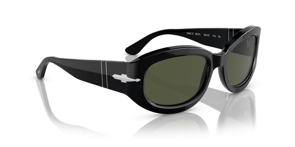 Persol PO3335S with Black Frame and Green Lenses - Image 3