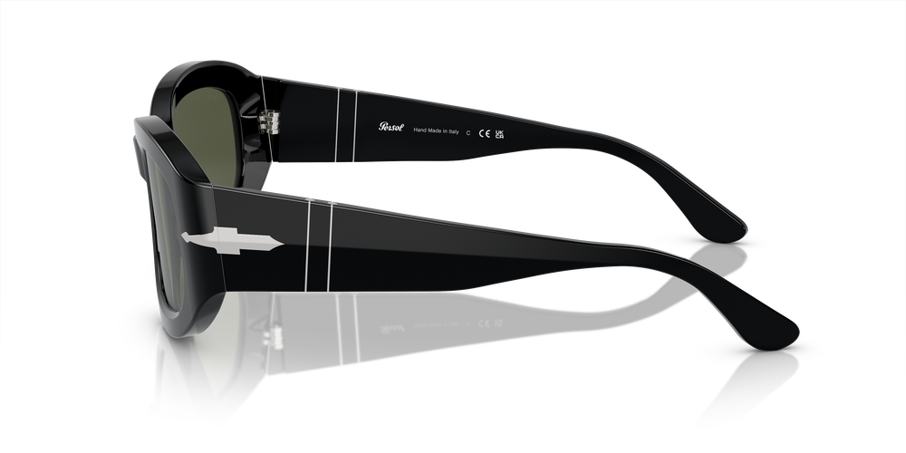 Persol PO3335S con Montatura Nero e Lenti Verde - Immagine 4
