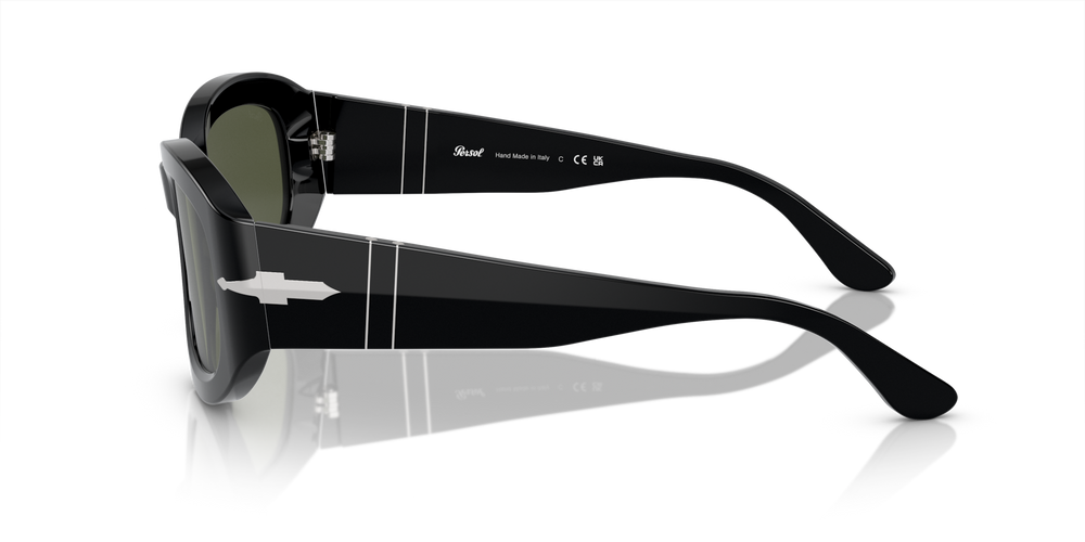 Persol PO3335S with Black Frame and Green Lenses - Image 4