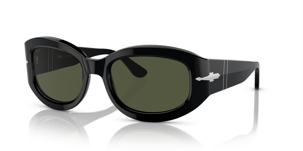 Persol PO3335S with Black Frame and Green Lenses - Image 1