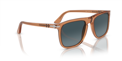 Persol PO3336S mit Braun transparent Gestell und Blau Gläsern - Bild 3