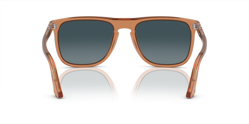 Persol PO3336S con Montatura Marrone Trasparente e Lenti Blu - Immagine 5