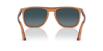 Persol PO3336S con Montatura Marrone Trasparente e Lenti Blu - Immagine 5