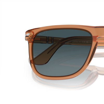 Persol PO3336S with Transparent Brown Frame and Blue Lenses – Variant Image