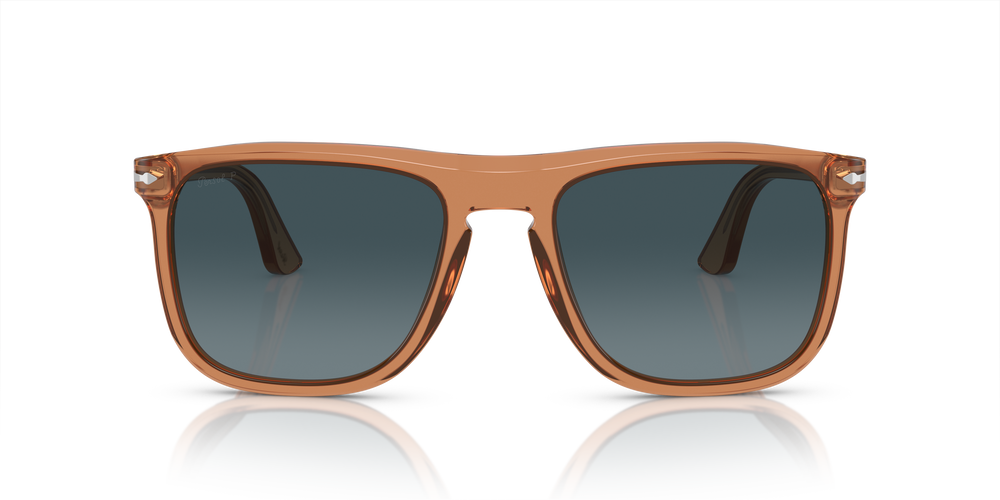 Persol PO3336S con Montatura Marrone Trasparente e Lenti Blu - Immagine 2