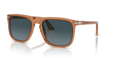 Persol PO3336S con Montatura Marrone Trasparente e Lenti Blu - Immagine 1