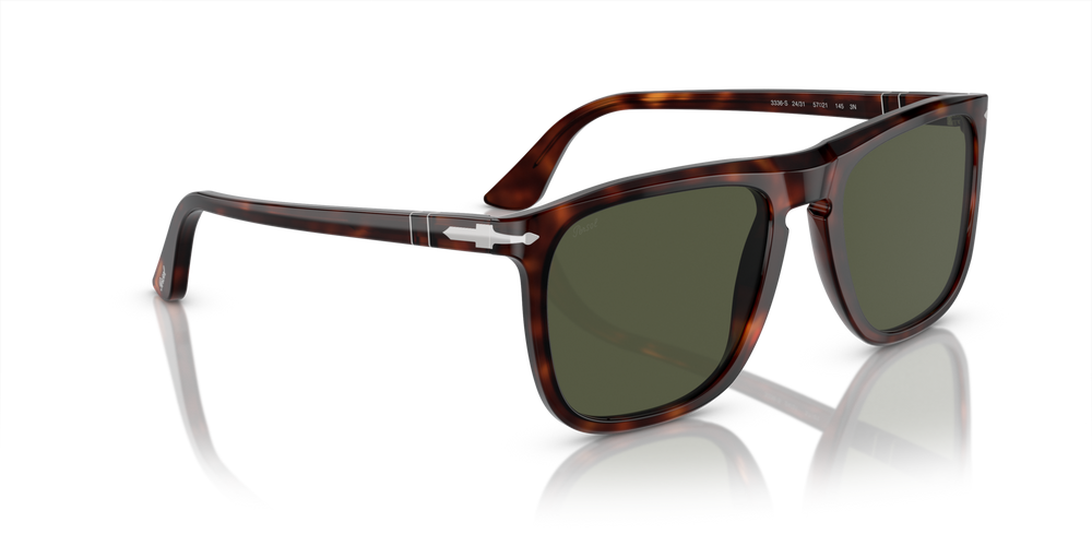 Persol PO3336S mit Havana Gestell und Grün Gläsern - Bild 3
