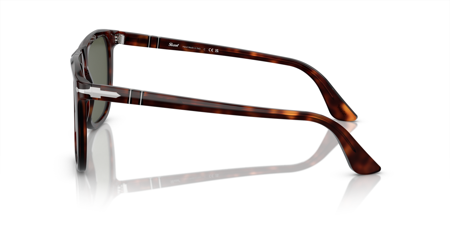 Persol PO3336S mit Havana Gestell und Grün Gläsern - Bild 1
