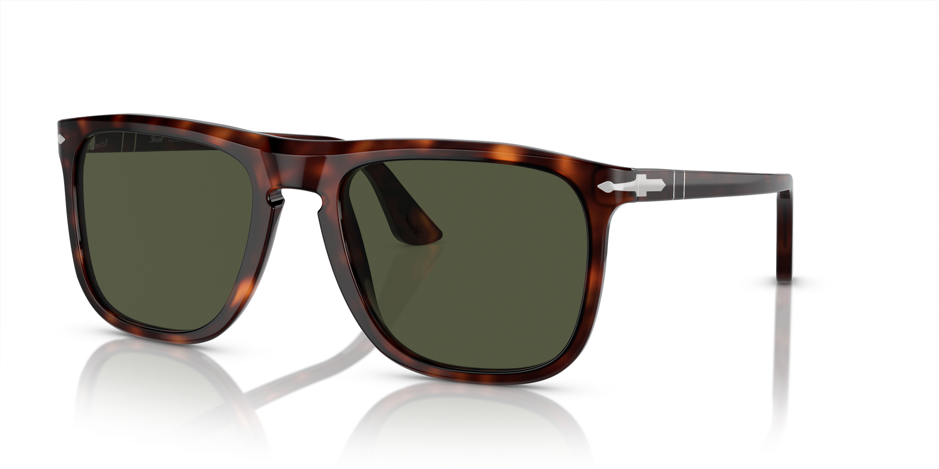 Persol PO3336S with Havana Frame and Green Lenses | Persol® US