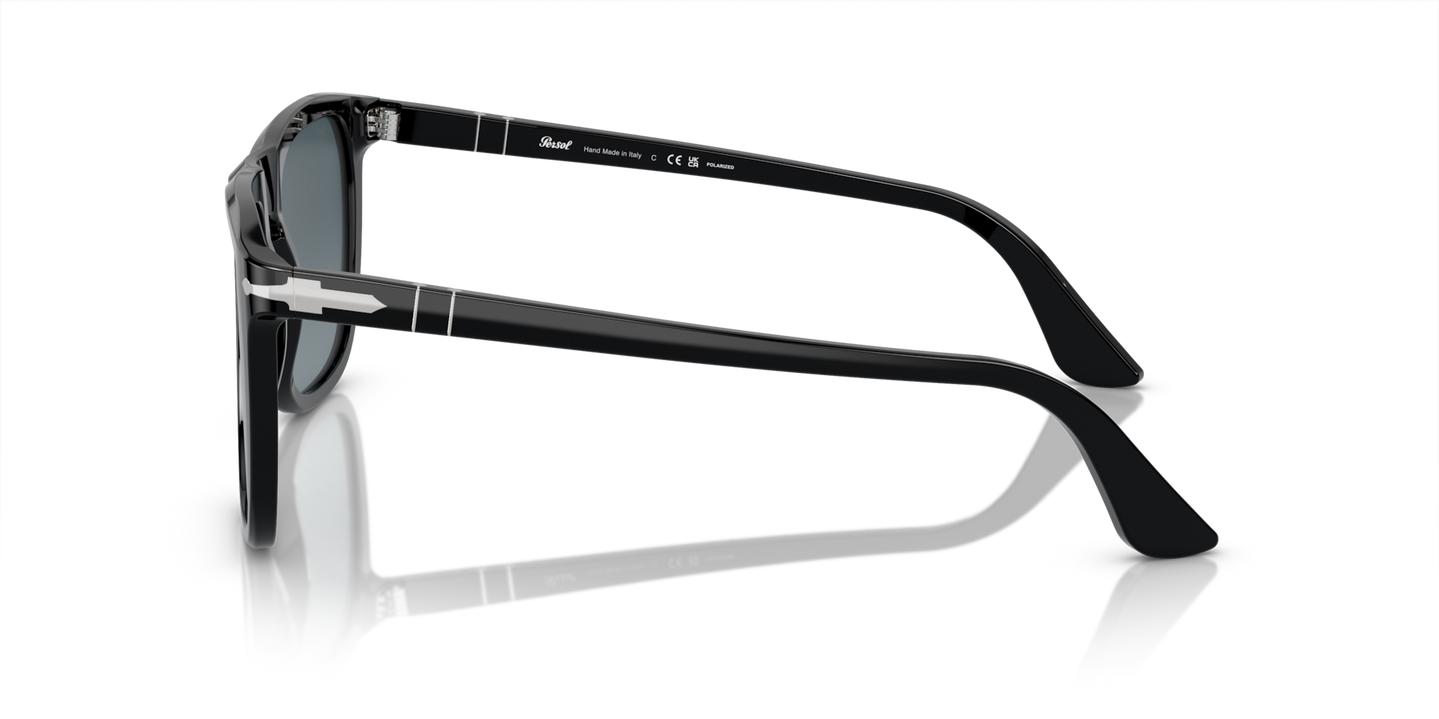 Persol PO3336S con Montura Negro y Lentes Azul - Imagen 1