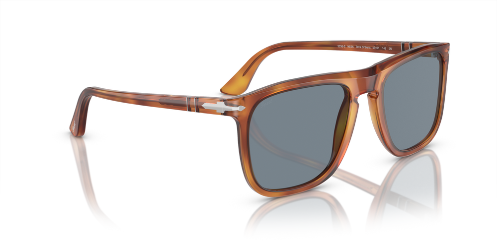 Persol PO3336S mit Terra Di Siena Gestell und Blau Gläsern - Bild 3