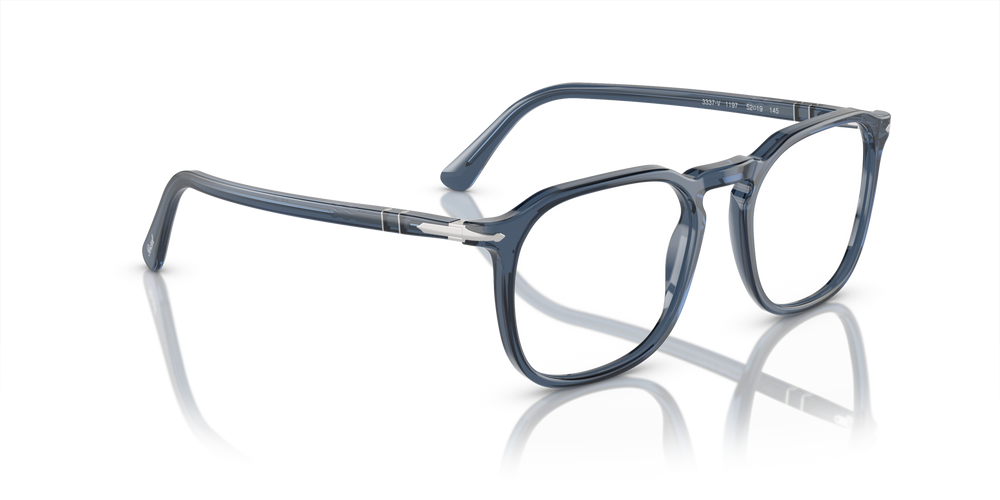 Persol PO3337V with Transparent Blue Frame - Image 3