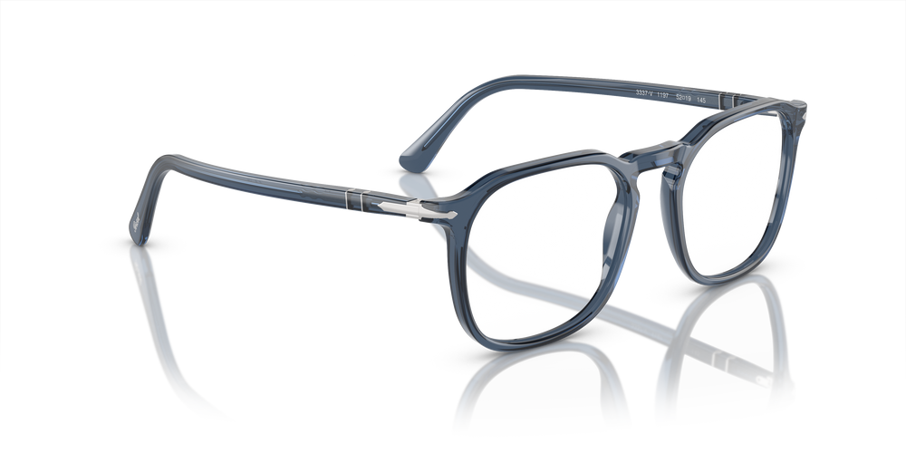 Persol PO3337V con Montatura Blu Trasparente - Immagine 3