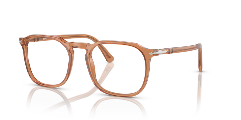 Visit PO3337V with Transparent Brown Frame