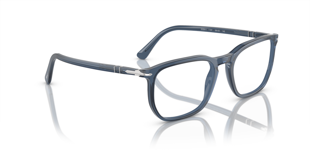 Persol PO3339V with Transparent Blue Frame - Image 3