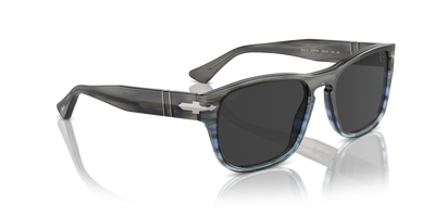 Persol PO3341S con Montatura Striped Grey Gradient Blue e Lenti Grigio - Immagine 3