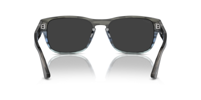Persol PO3341S con Montatura Striped Grey Gradient Blue e Lenti Grigio - Immagine 5
