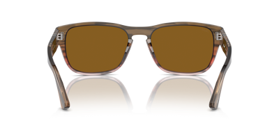 Persol PO3341S mit Striped Brown Gradient Red Gestell und Braun Gläsern - Bild 5