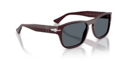 Persol PO3341S with Opal Burgundy Frame and Blue Lenses - Image 3
