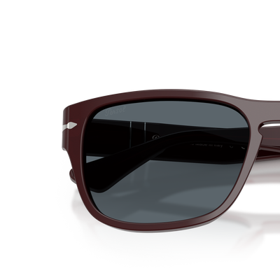 Persol PO3341S with Opal Burgundy Frame and Blue Lenses – Variant Image