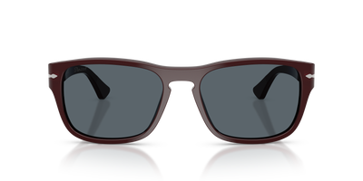 Persol PO3341S with Opal Burgundy Frame and Blue Lenses - Image 2