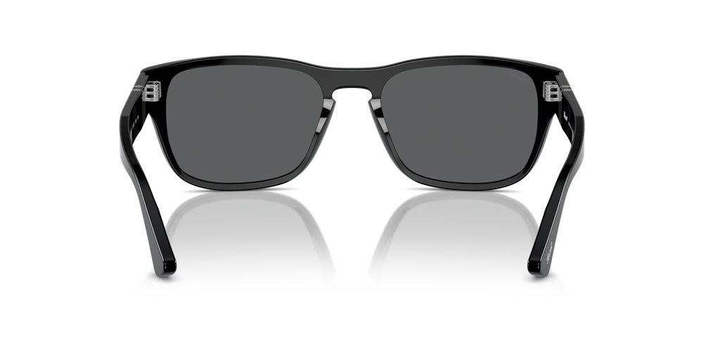 Persol PO3341S mit Schwarz Gestell und Grau Gläsern - Bild 5