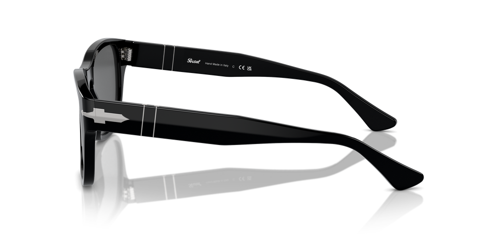 Persol PO3341S mit Schwarz Gestell und Grau Gläsern - Bild 4
