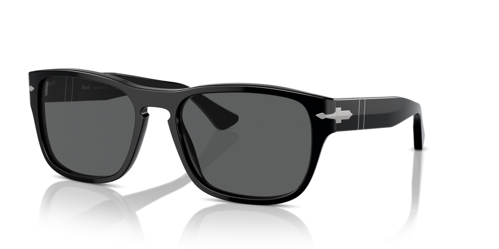 Persol PO3341S mit Schwarz Gestell und Grau Gläsern - Bild 1