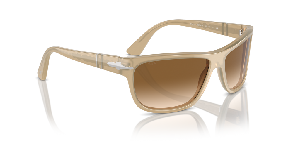 Persol PO3342S con Montatura Beige opalino e Lenti Marrone - Immagine 3