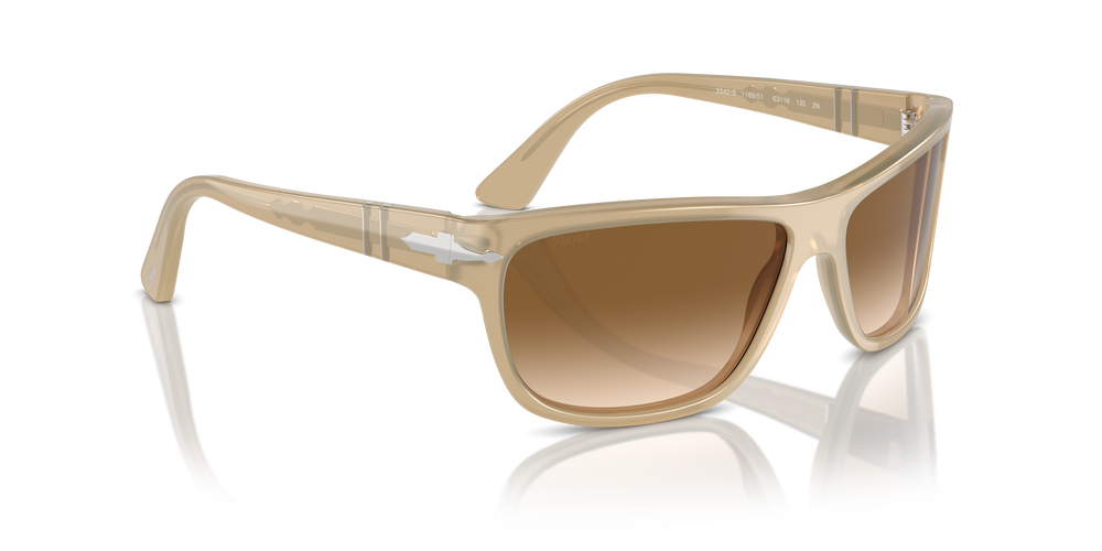 Persol PO3342S con Montatura Beige opalino e Lenti Marrone - Immagine 3