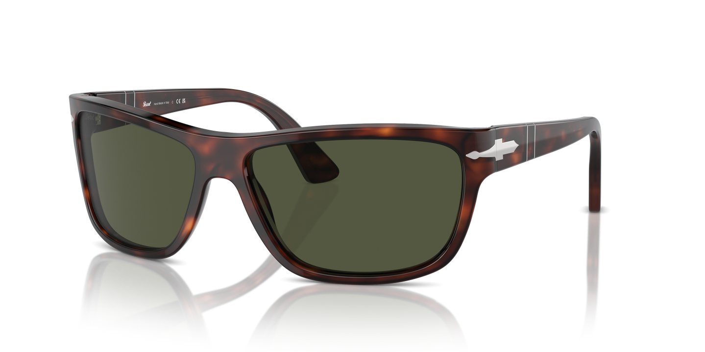 Persol PO3342S with Havana Frame and Green Lenses | Persol® US