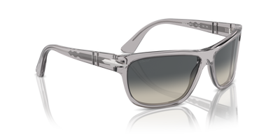 Persol PO3342S with Transparent Grey Frame and Grey Lenses - Image 3