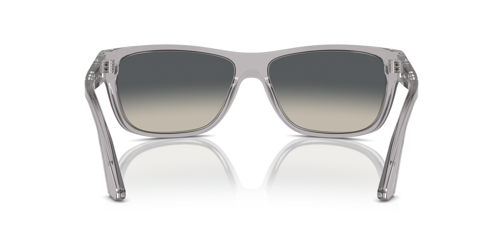Persol PO3342S with Transparent Grey Frame and Grey Lenses - Image 5