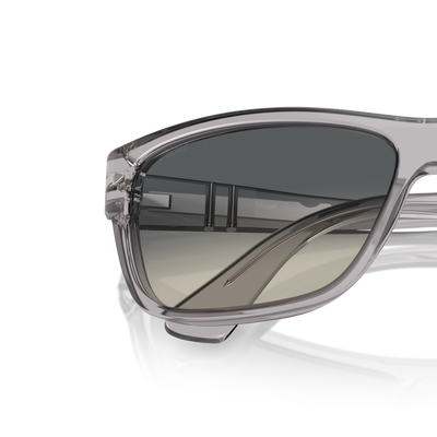 Persol PO3342S mit Grau transparent Gestell und Grau Gläsern – Variantenbild
