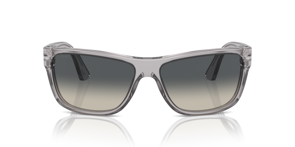 Persol PO3342S with Transparent Grey Frame and Grey Lenses - Image 2