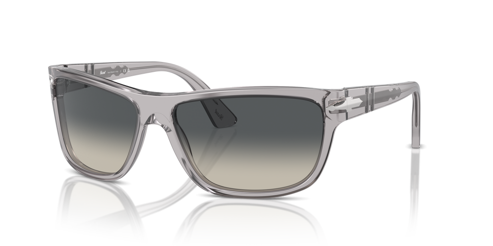 Persol PO3342S with Transparent Grey Frame and Grey Lenses - Image 1